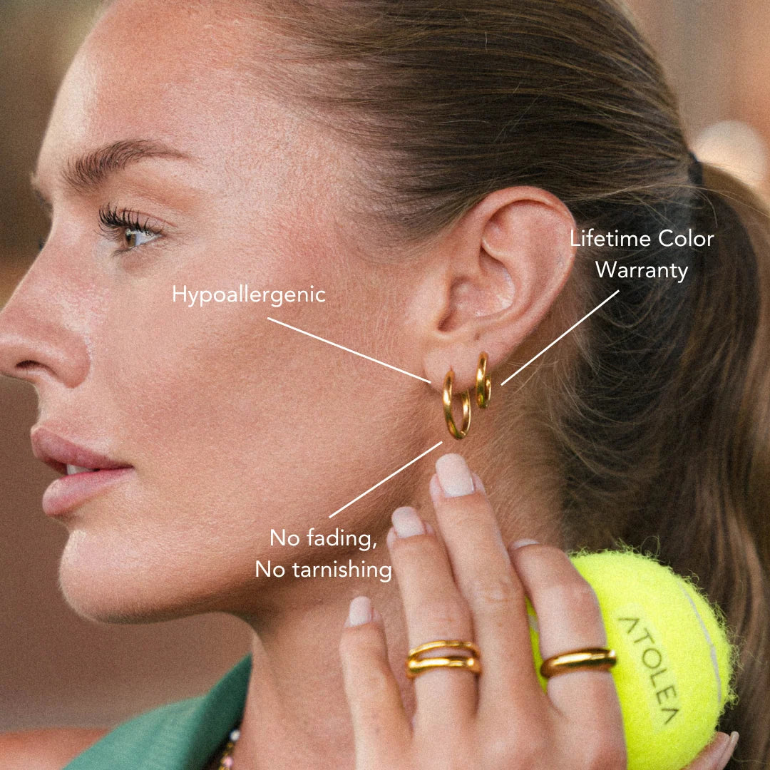 Waterproof Hoop Earrings