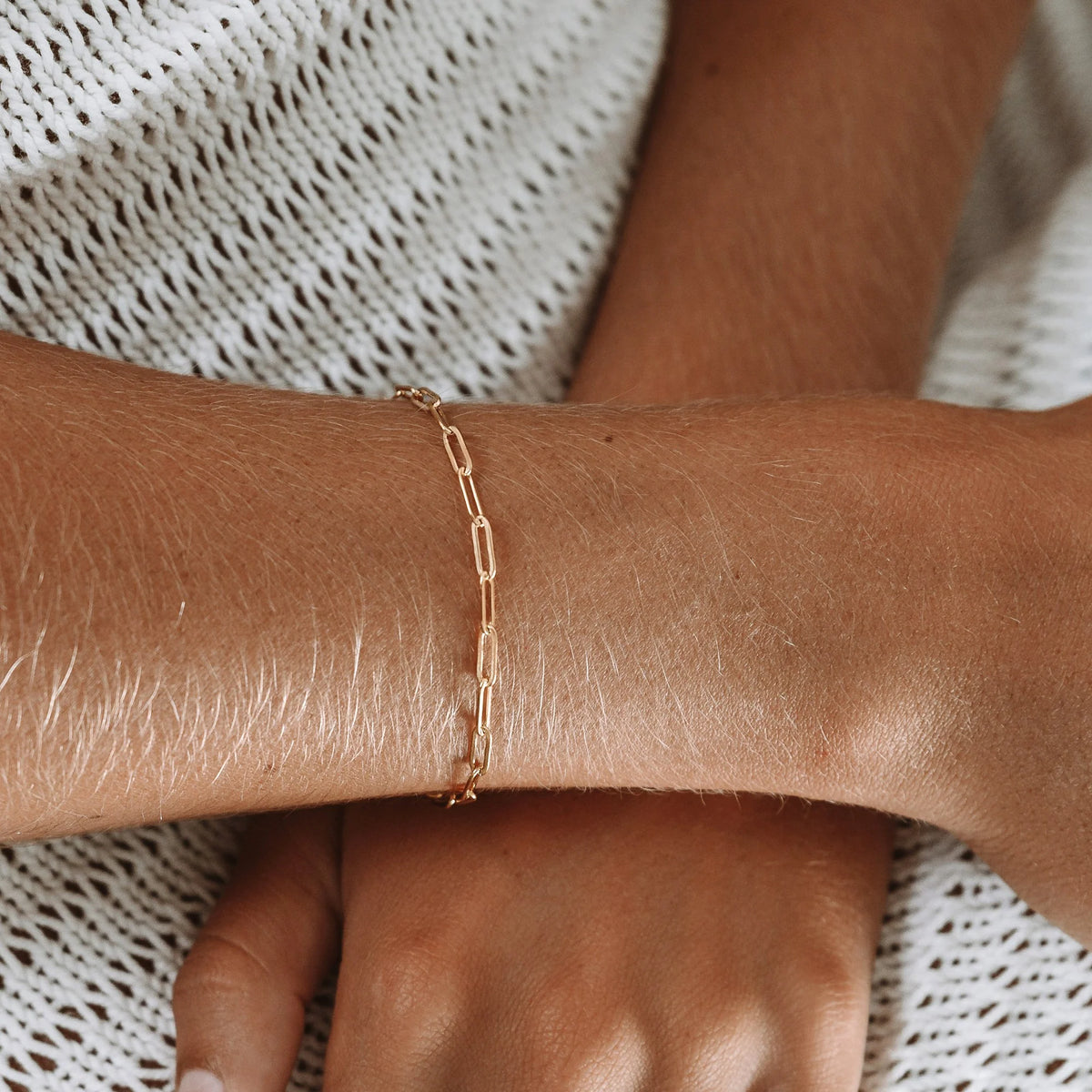 Paperclip Chain Bracelet