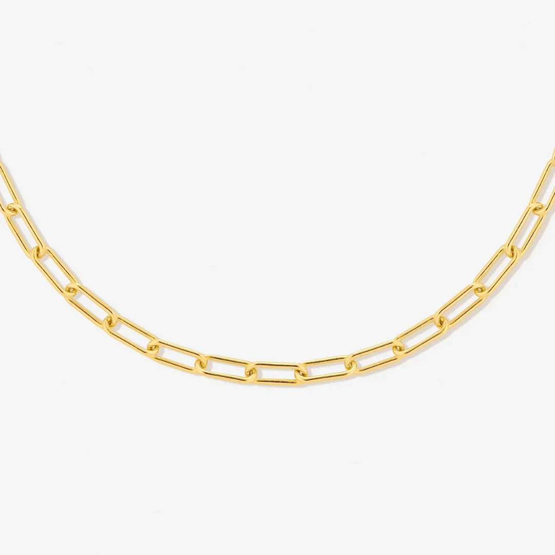 Paperclip Chain Choker Necklace