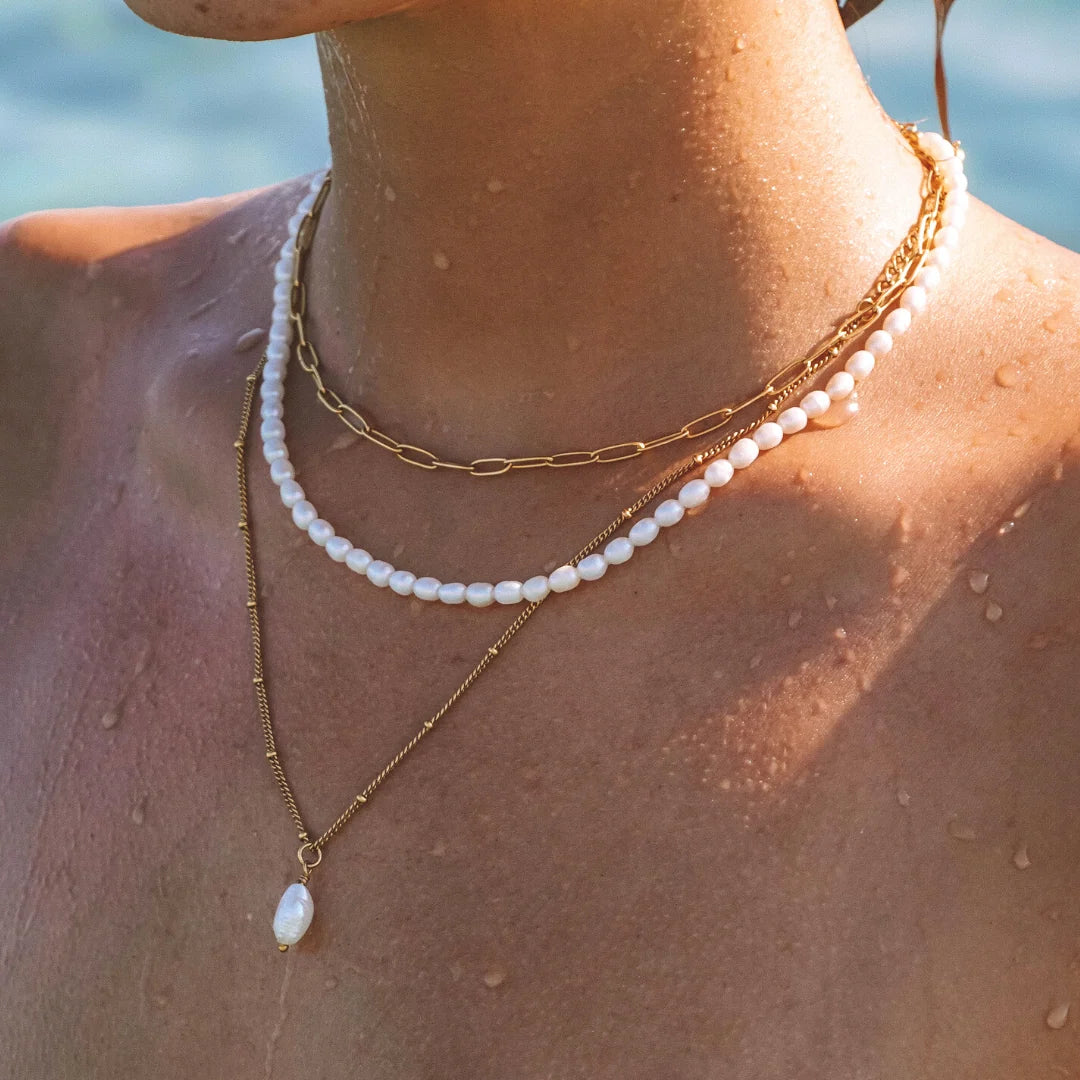 Paperclip Chain Choker Necklace