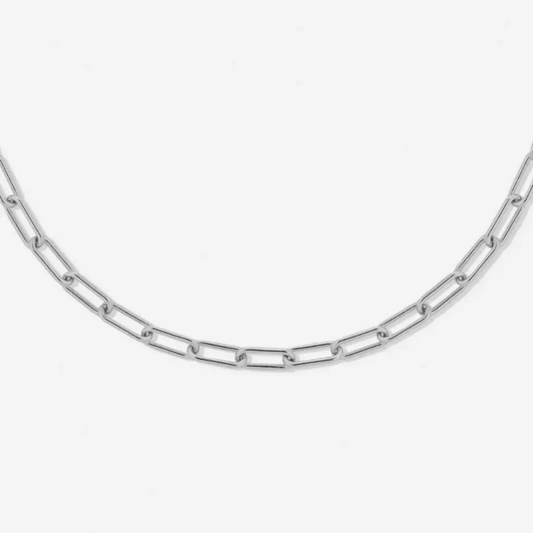 Paperclip Chain Choker Necklace