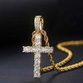 Sparkling Cross Pendant Necklace