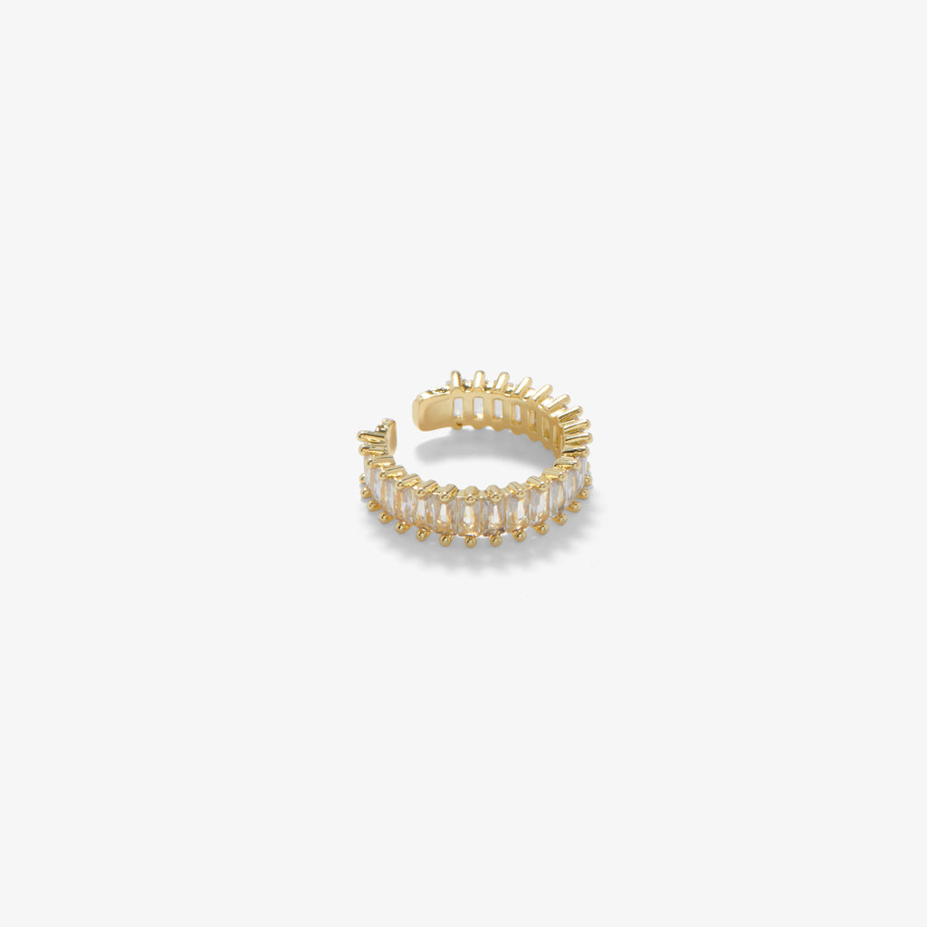 Open Cuff Sparkle Ring