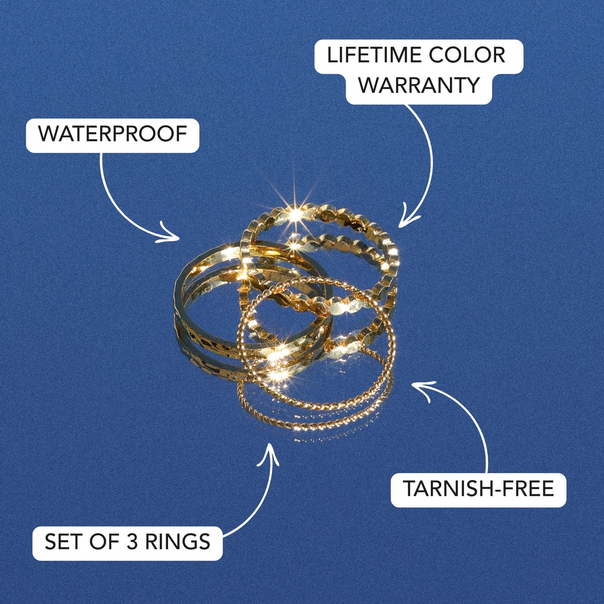 Dainty Stacking Rings Set of 3