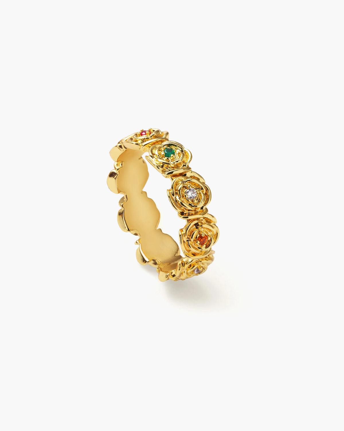 Rose Cluster Statement Ring