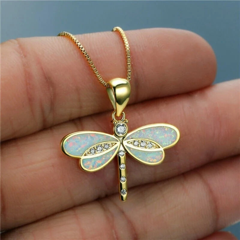 Dragonfly Pendant Necklace