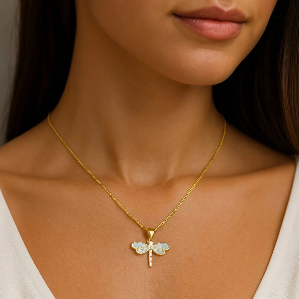 Dragonfly Pendant Necklace