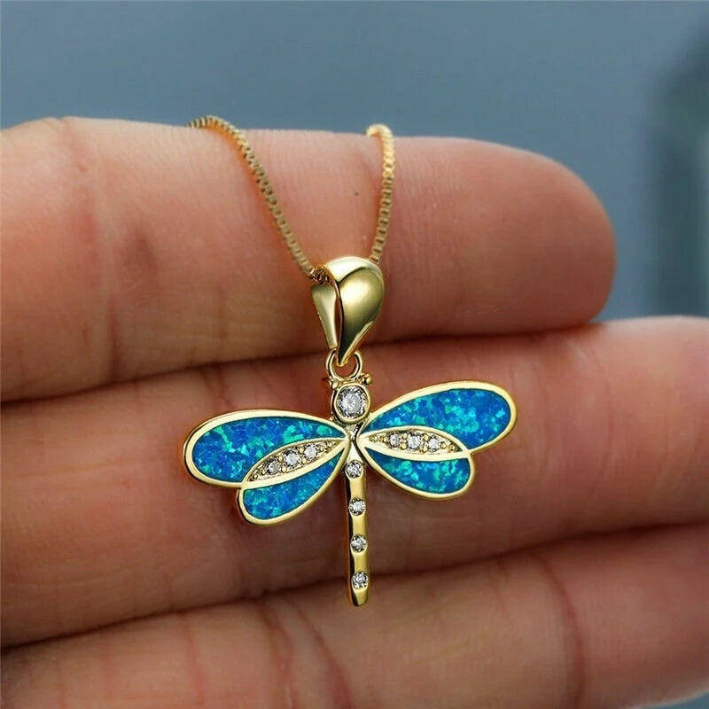 Dragonfly Pendant Necklace