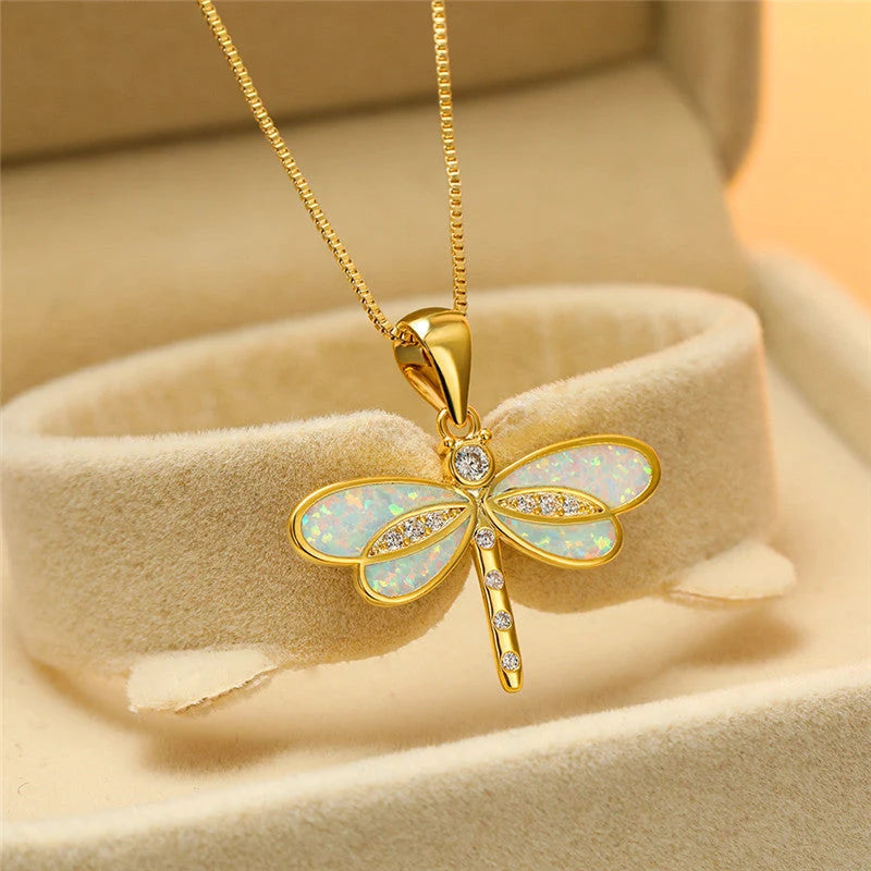 Dragonfly Pendant Necklace