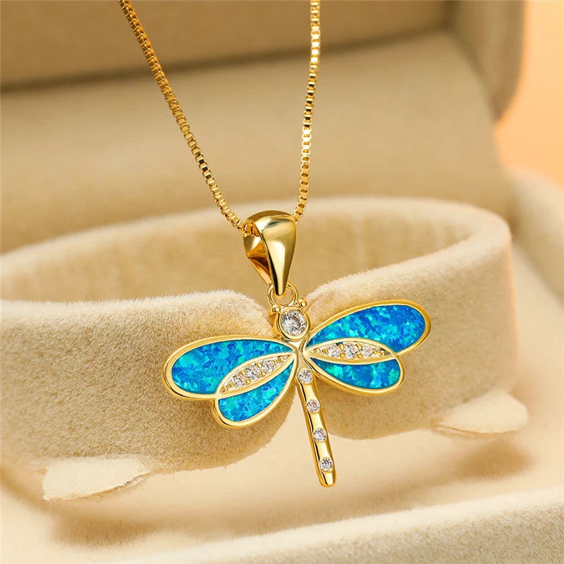 Dragonfly Pendant Necklace