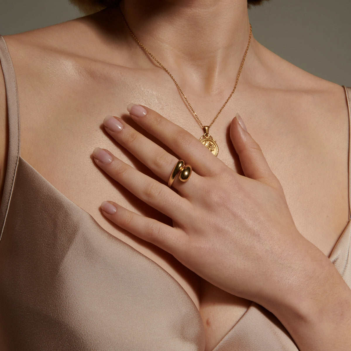 Molten Drip Statement Ring