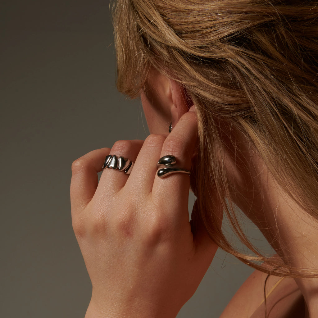 Molten Drip Statement Ring