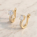 Halo Huggie Hoop Earrings