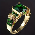 Green Stone Statement Ring