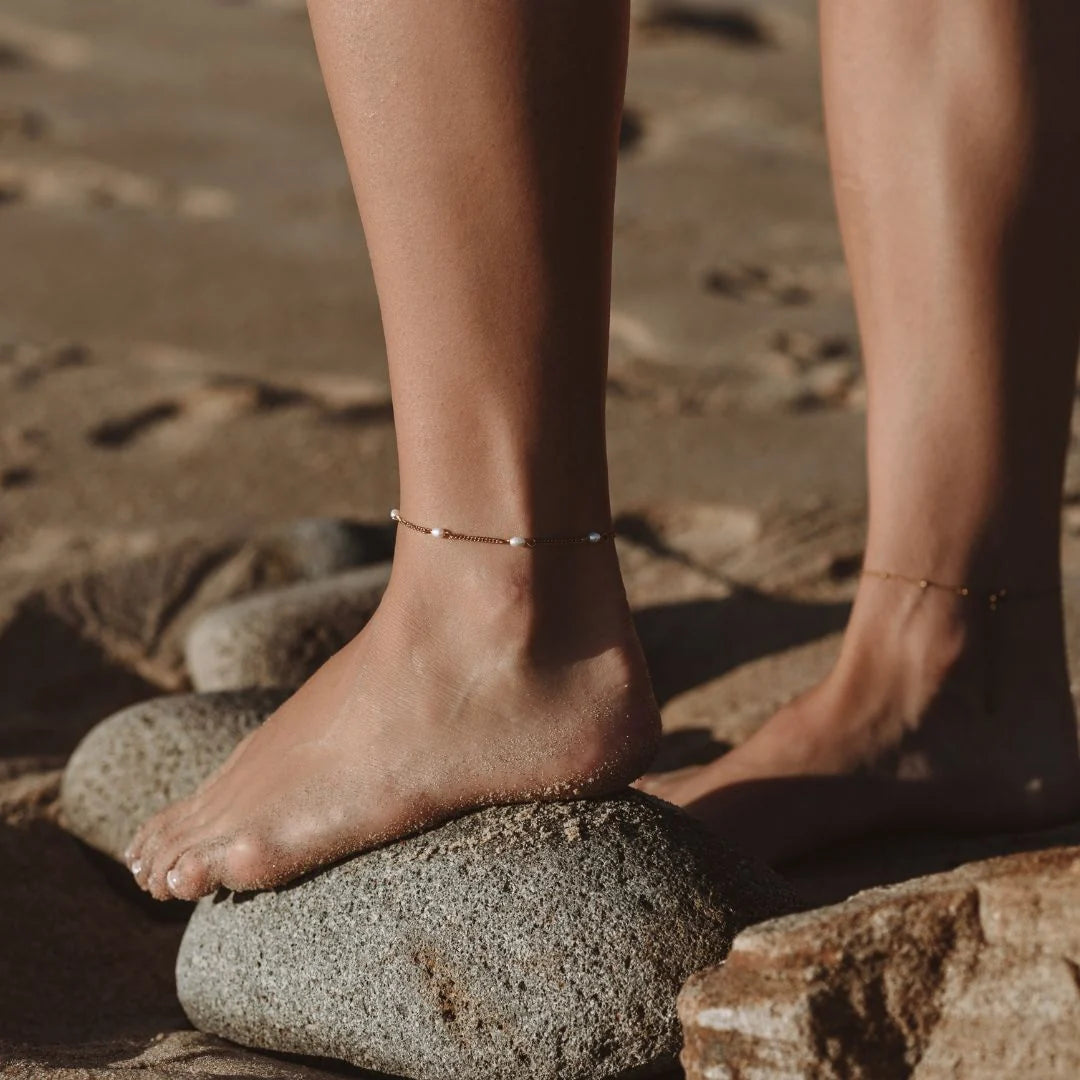 Dainty Pearl Anklet