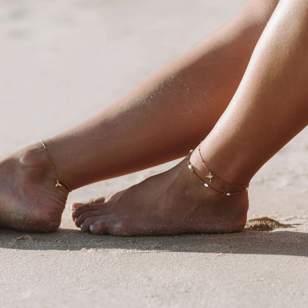 Dainty Pearl Anklet