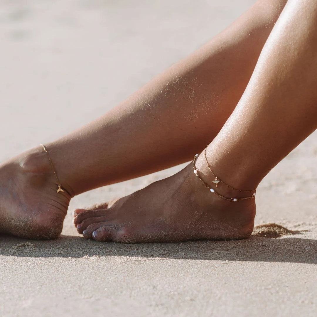 Dainty Pearl Anklet