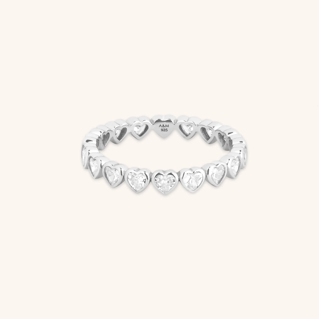 Heart Stacking Band Ring
