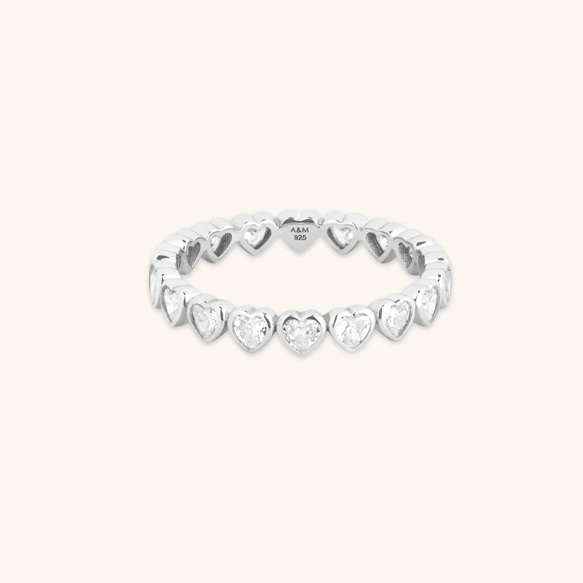 Heart Stacking Band Ring