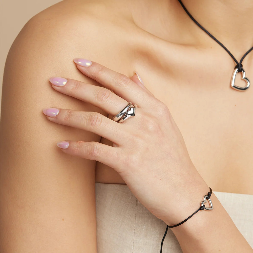 Heart Signet Pinky Ring