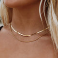 Layered Herringbone Necklace