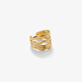 Irregular Molten Adjustable Ring