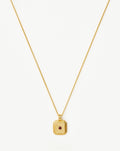 January Birthstone Star Pendant Necklace