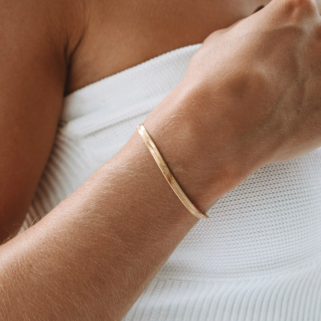 Herringbone Chain Bracelet