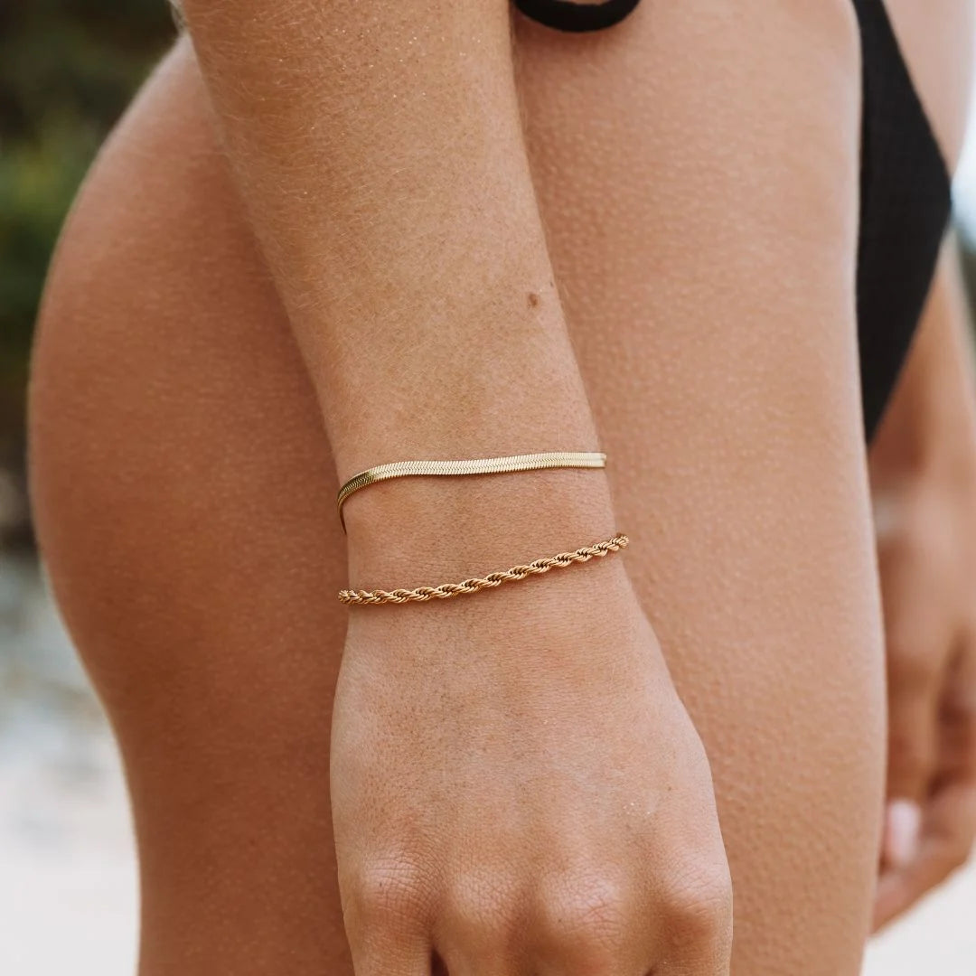 Herringbone Chain Bracelet