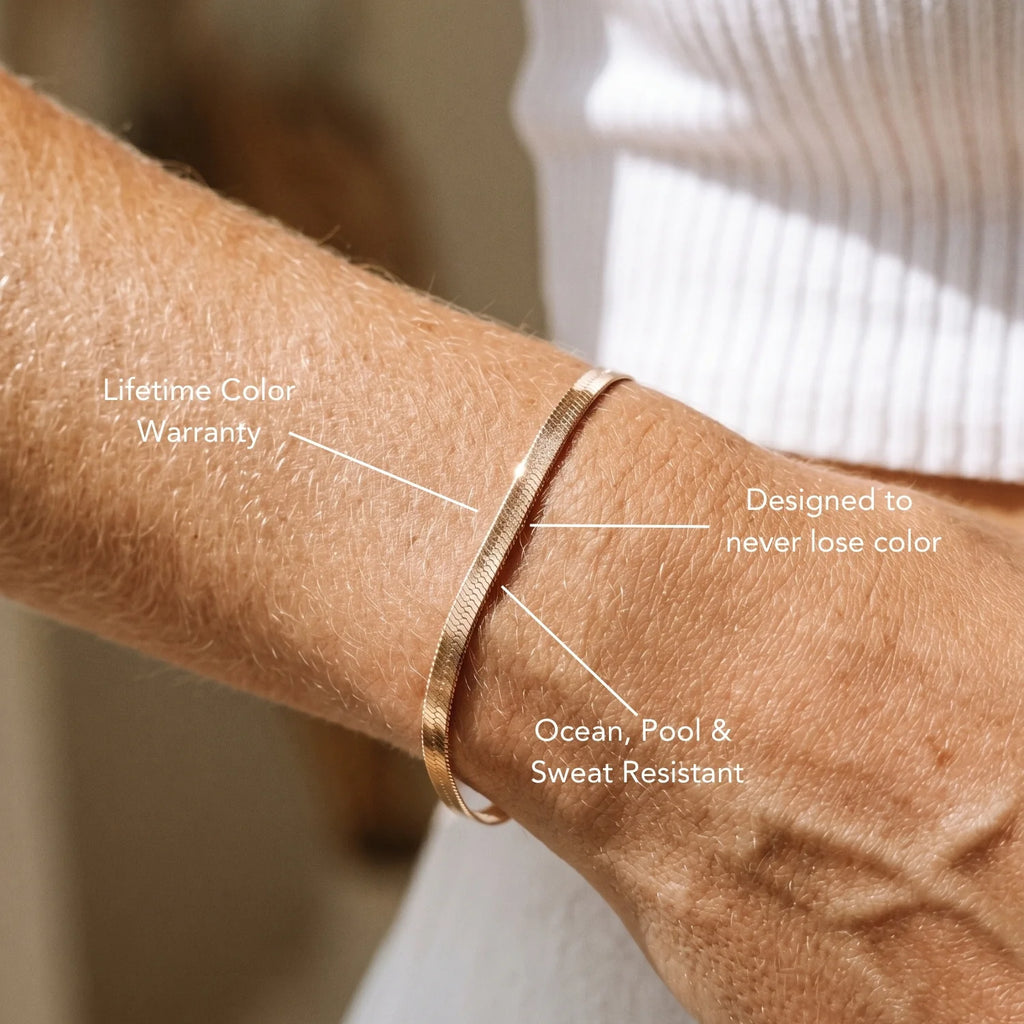 Herringbone Chain Bracelet