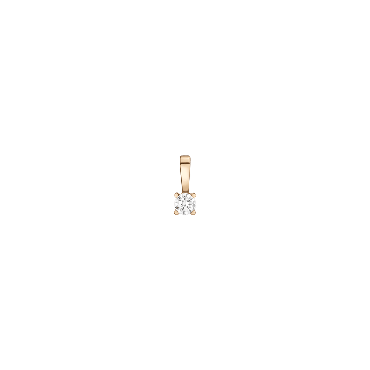 Solitaire Pendant Necklace
