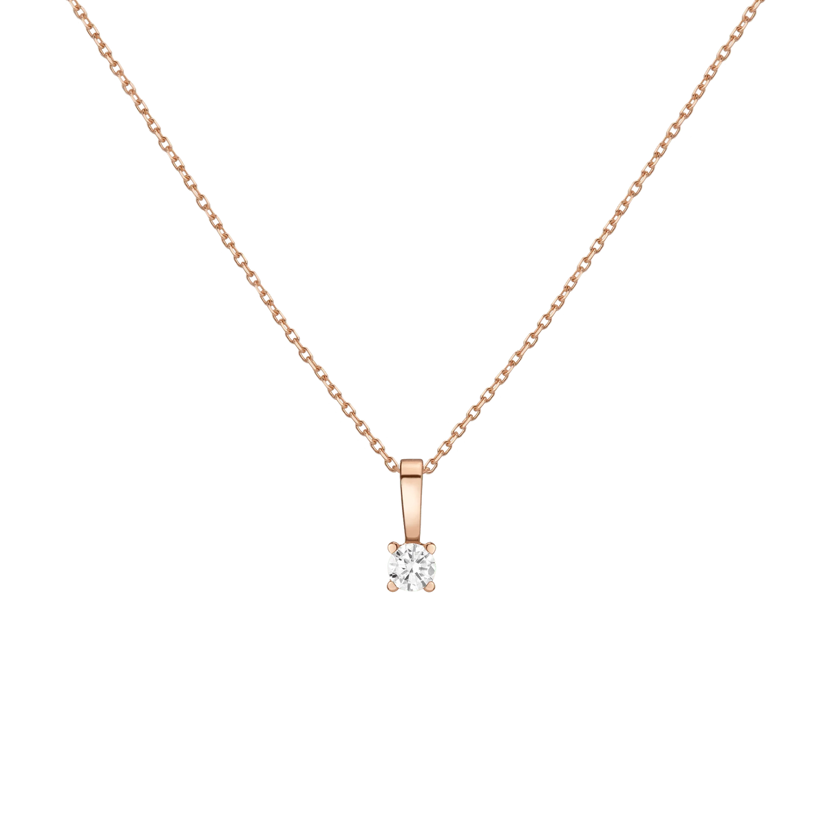 Solitaire Pendant Necklace