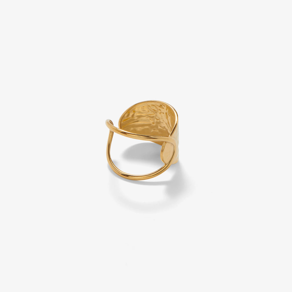 Crescent Moon Adjustable Ring
