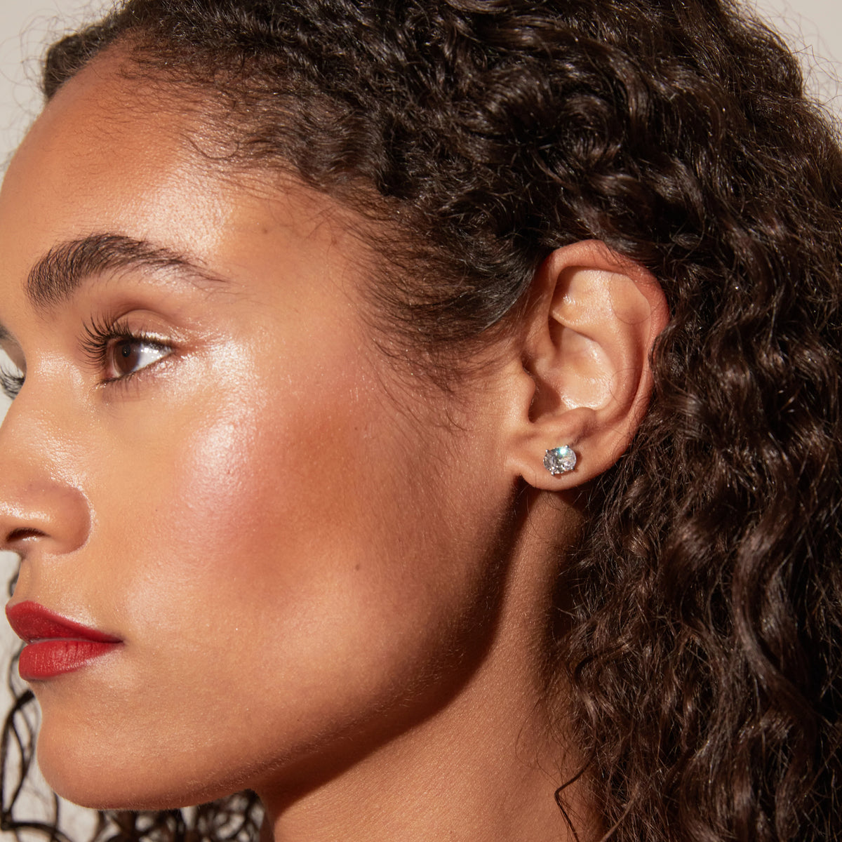 Oval Solitaire Studs