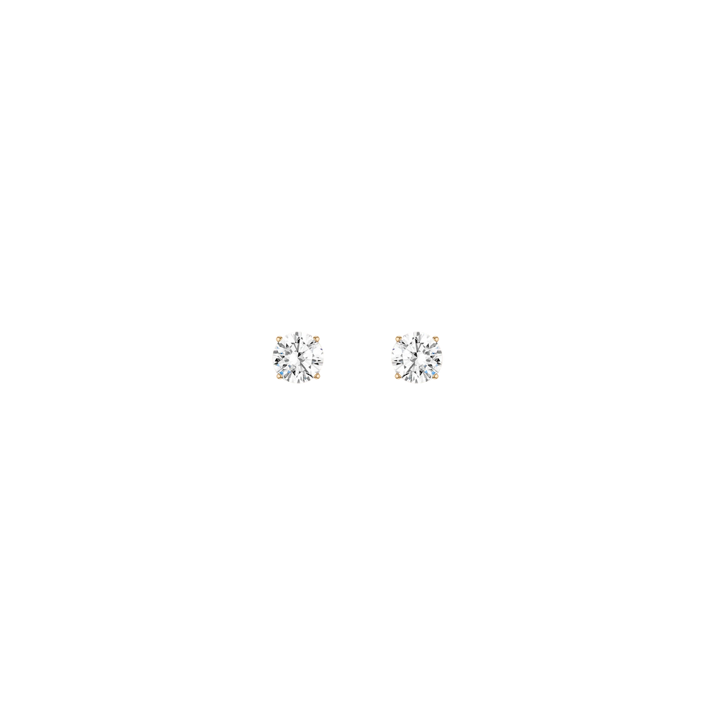 Round Solitaire Studs