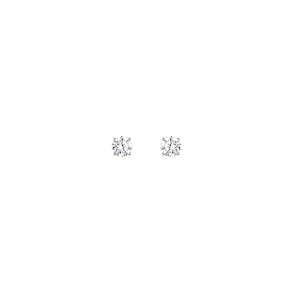 Round Solitaire Studs