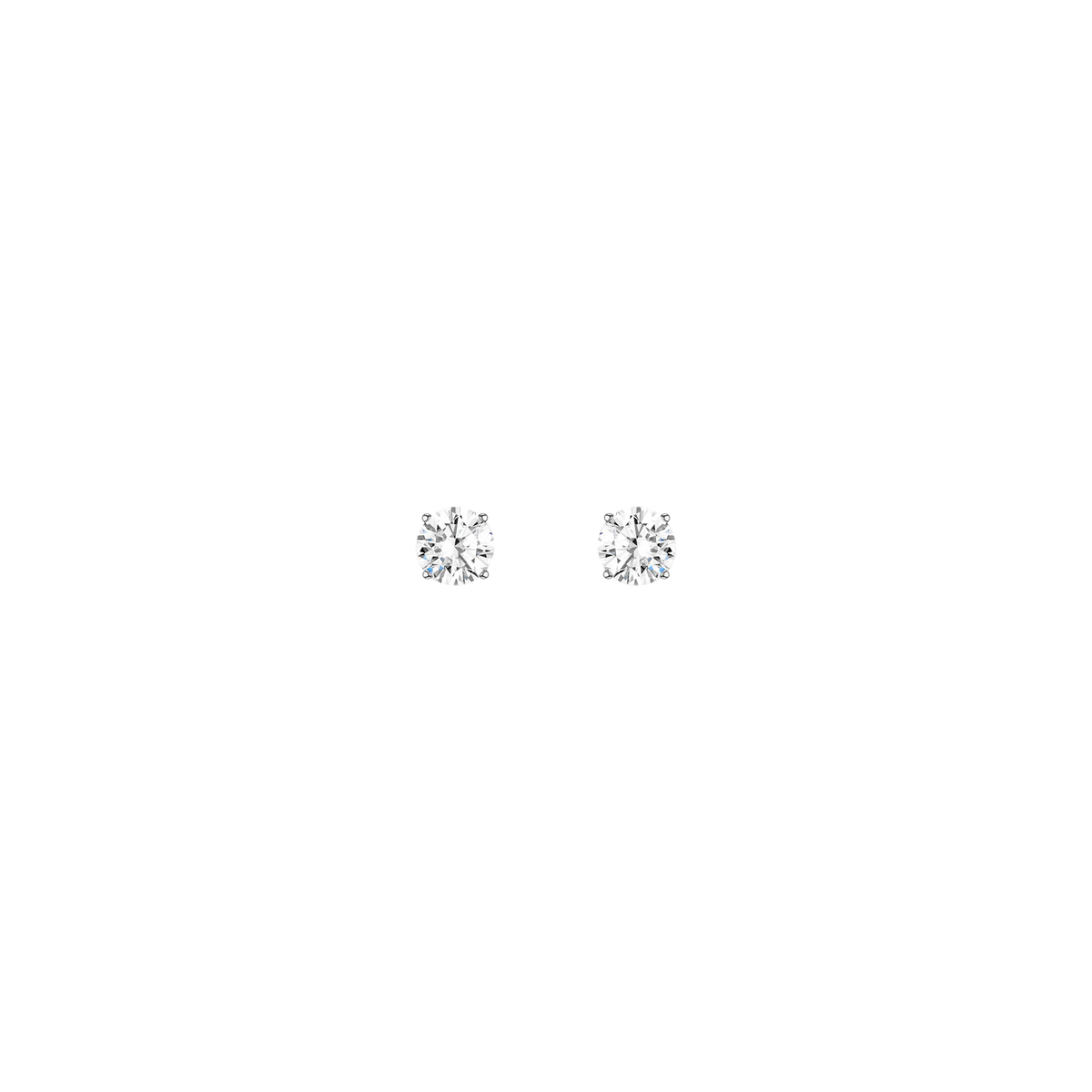 Round Solitaire Studs