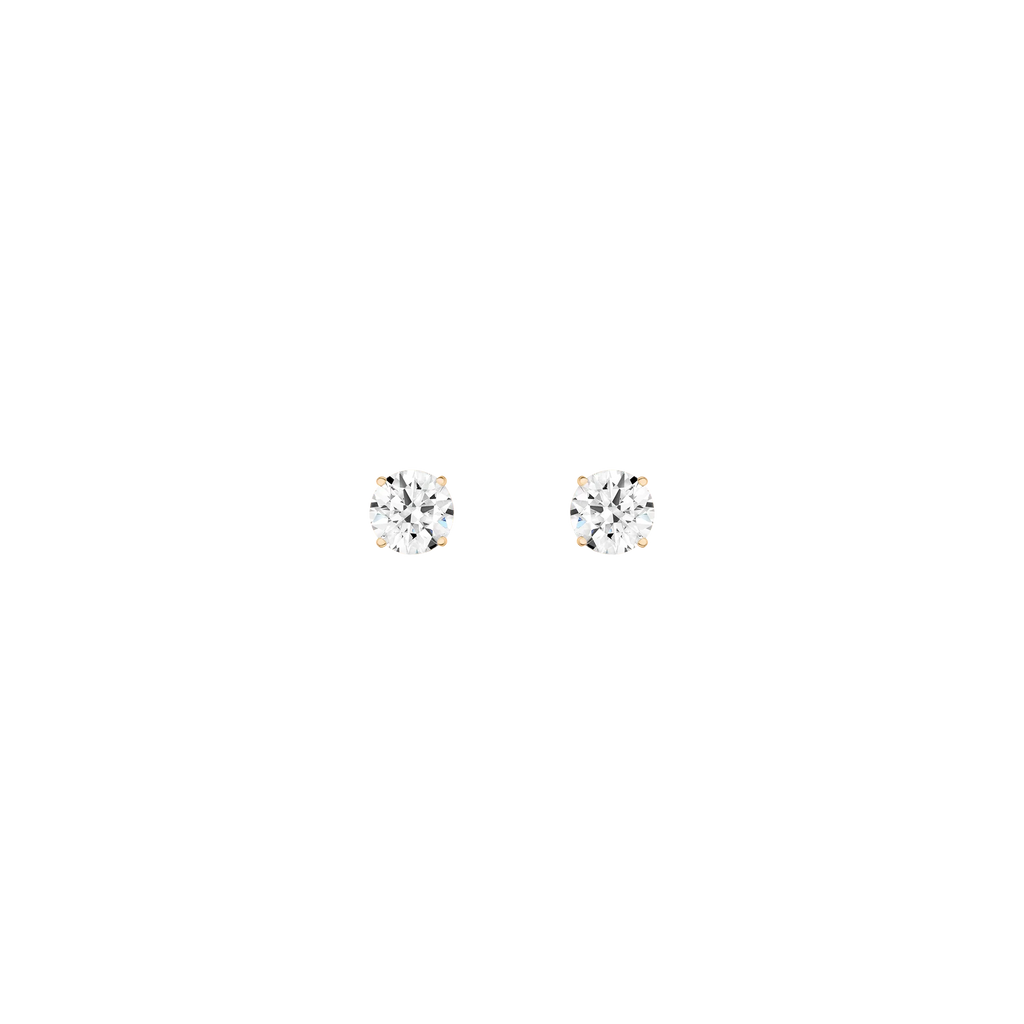 Round Solitaire Studs