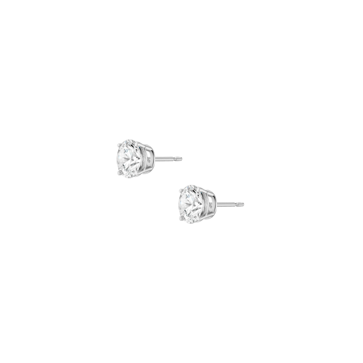 Round Solitaire Studs