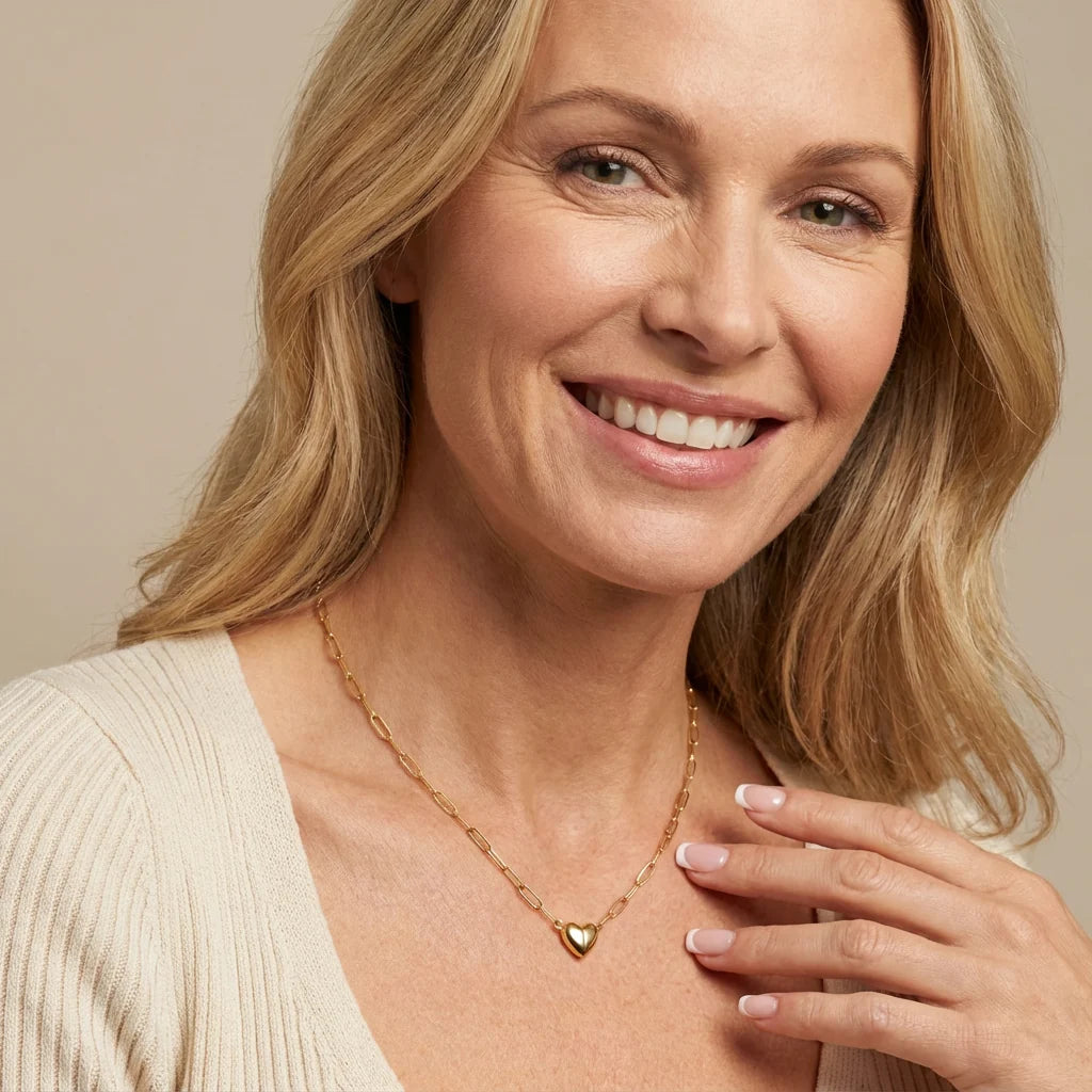 Magnetic Heart Pendant Necklace