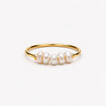 Mini Pearls Stacking Ring