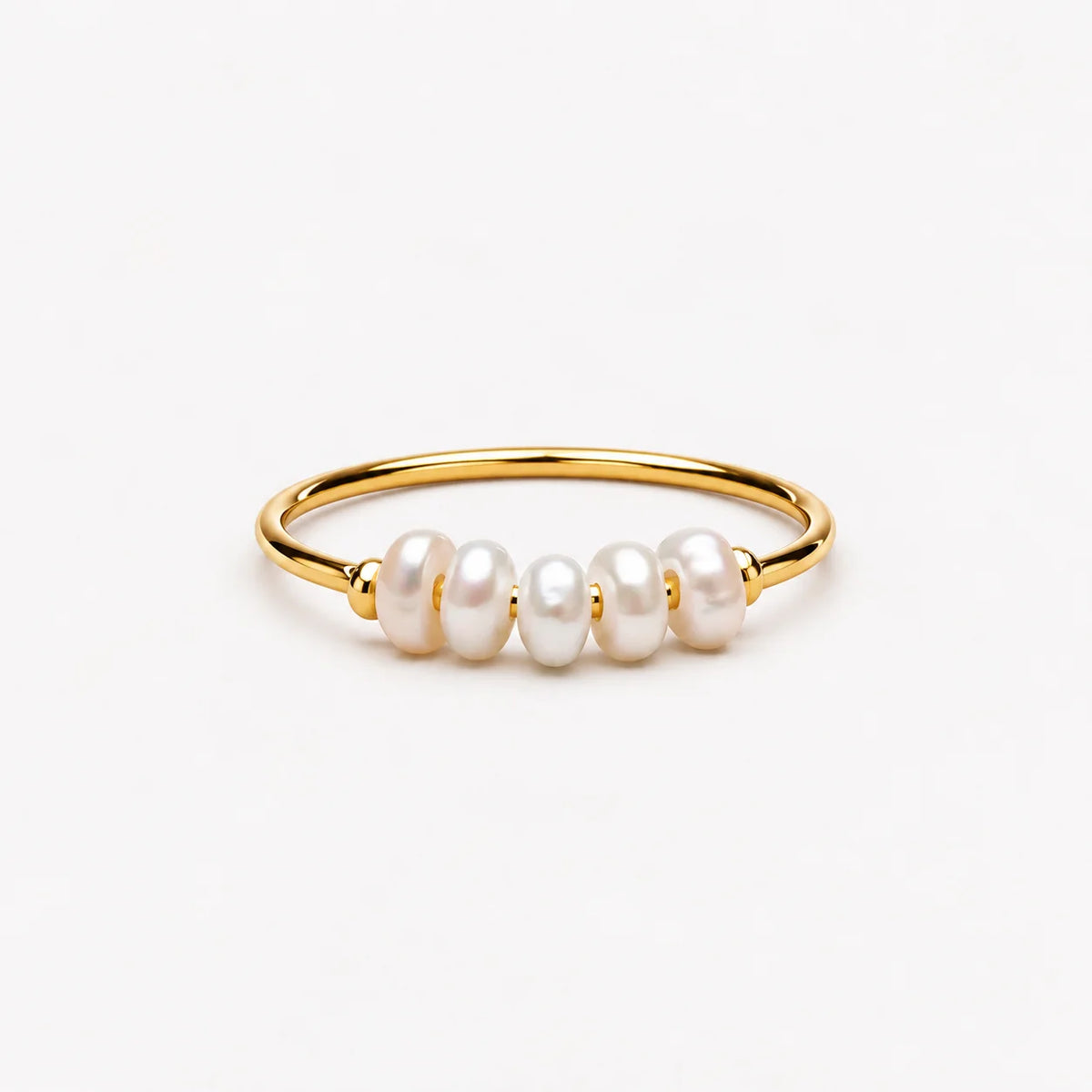 Mini Pearls Stacking Ring
