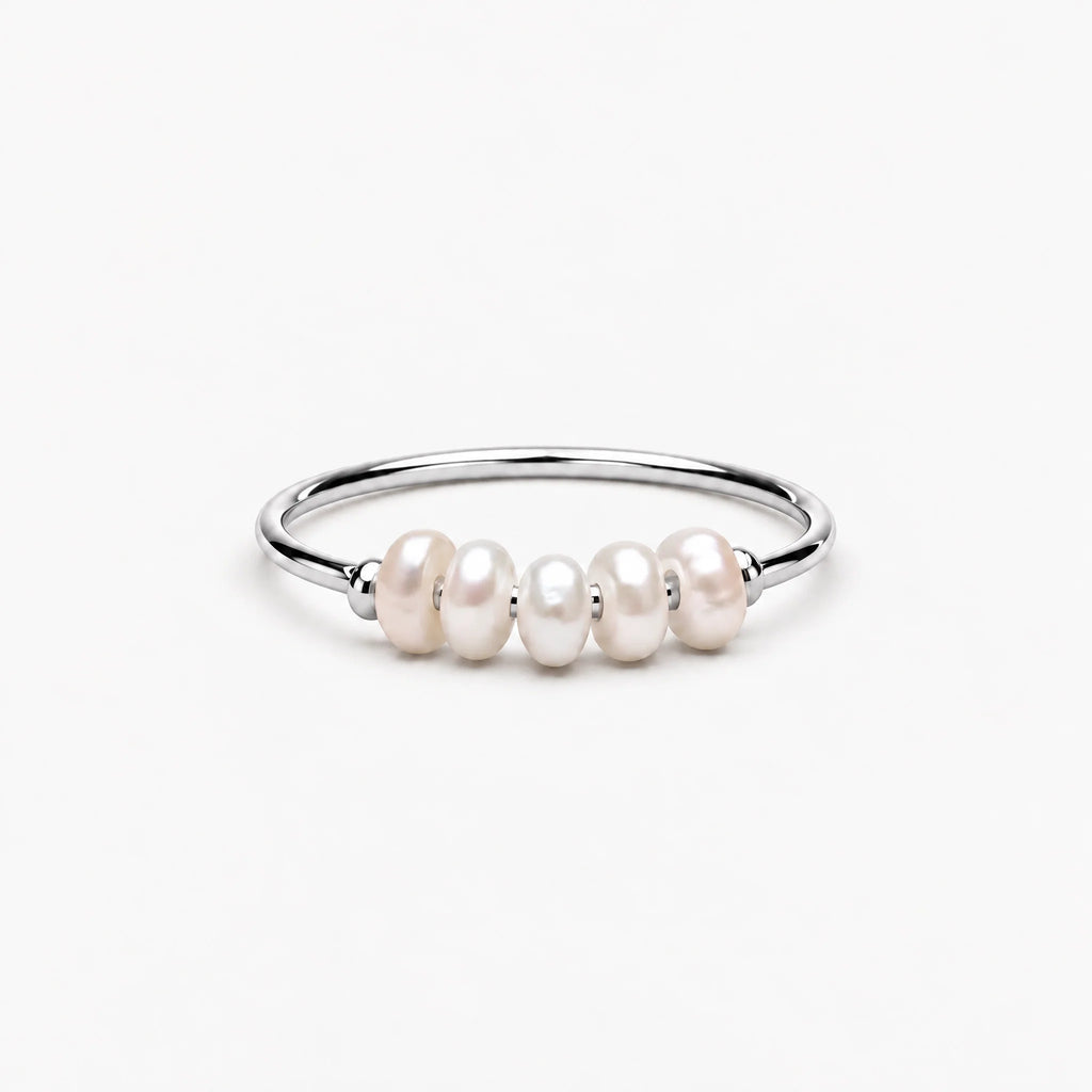 Mini Pearls Stacking Ring