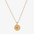 Moon and Star Pendant Necklace