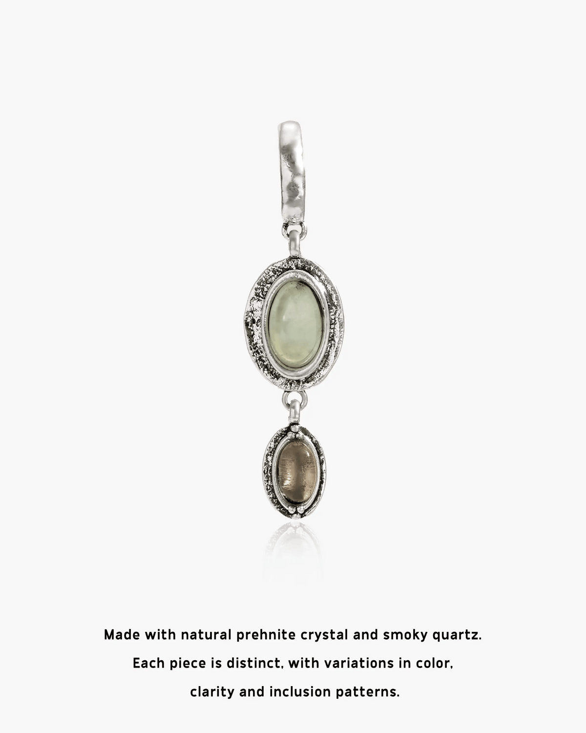 Green Stone Amulet Earrings