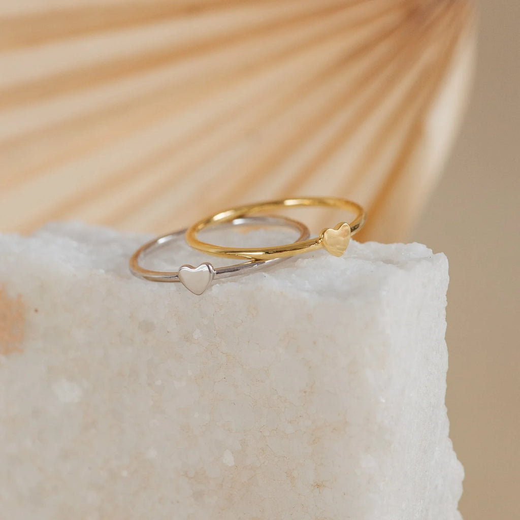 Tiny Heart Promise Ring