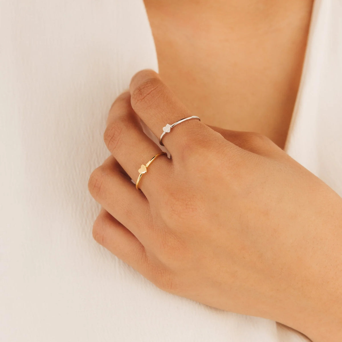 Tiny Heart Promise Ring