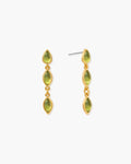 Green Marquise Drop Earrings