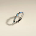 Iridescent Stone Stacking Ring