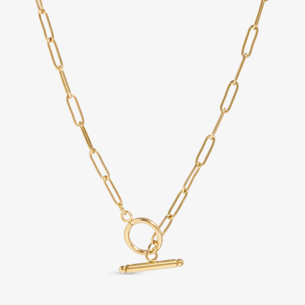 Paperclip Toggle Necklace